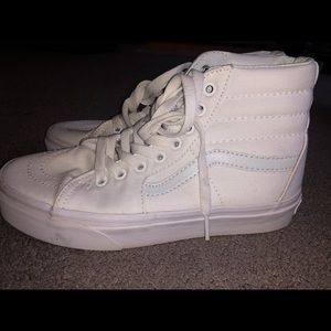 White High Top Vans